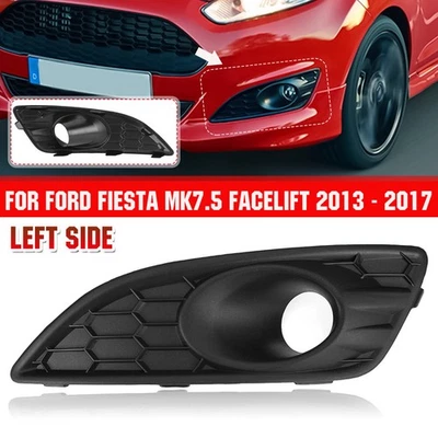 Left Honeycomb Front Fog Light Cover Grille For Ford Fiesta Titanium Trend 13-17 - Image 1 of 4