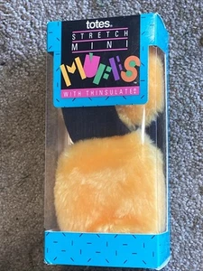 Ohrenschützer Thinsulate Strech Mini Muffs Vintage hellgelb 1990er Originalkarton - Bild 1 von 5