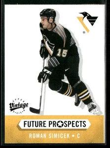 2000-01 Upper Deck Vintage - Future Prospects Roman Simicek #391 (RC) - Bild 1 von 2