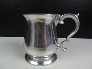 Taza de colección Wilton Mount Joy acabado plateado metal peltre 12-14 oz - Imagen 1 de 7