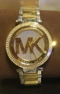 Michael Kors 39mm Parker Two-Tone Logo Watch MK6305 NEW! Fast Shipping NEW!!! - Picture 1 of 1