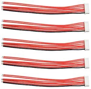 Apex RC Products JST-XH 6S Balance Plug W/ 6" / 150mm Wire Lead - 5 Pack #1084 - Picture 1 of 4