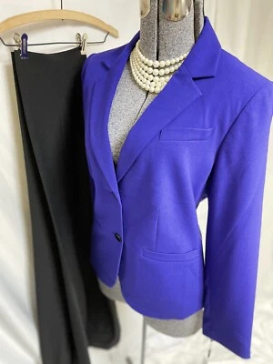 NUEVO Traje Pantalón Calvin Klein Anne Klein Talla 14W Conjunto de Dos Piezas Cintura Elástica NUEVO Foto 1 de 4