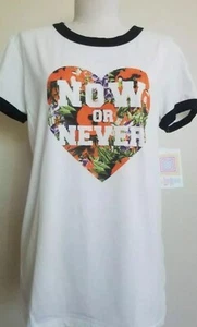 Camiseta Lularoe Liv Gráfica Ahora O Nunca Floral Crema XXXL 3XL 3X NUEVA CON ETIQUETAS - Imagen 1 de 2