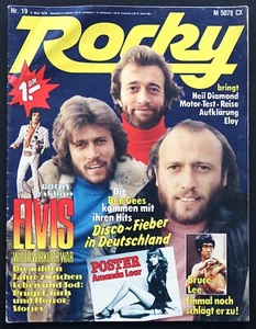 Rocky 1978 Bee Gees Elvis Presley Neil Diamond Nastassja Kinski Eloy - Picture 1 of 12