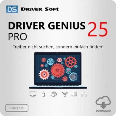 Driver Genius 25 PRO 3-Geräte / 1-Jahr *Treiber-Aktualisierung* / Key (ESD) - Bild 1 von 4