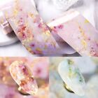 4*100cm Candy Marble Nail Foils Pink Blue Foil Transfers Bright Nail Art Sticker