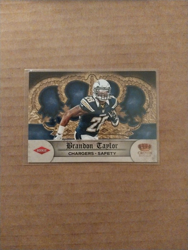 2012 Crown Royale Crown Brandon Taylor #158 Rookie RC CHARGERS  - Image 1 of 2