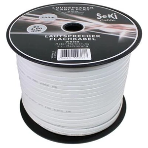 100m Speaker cables 2x 4mm² Audio cable Box housing cable Flat cable 3mm - Picture 1 of 1