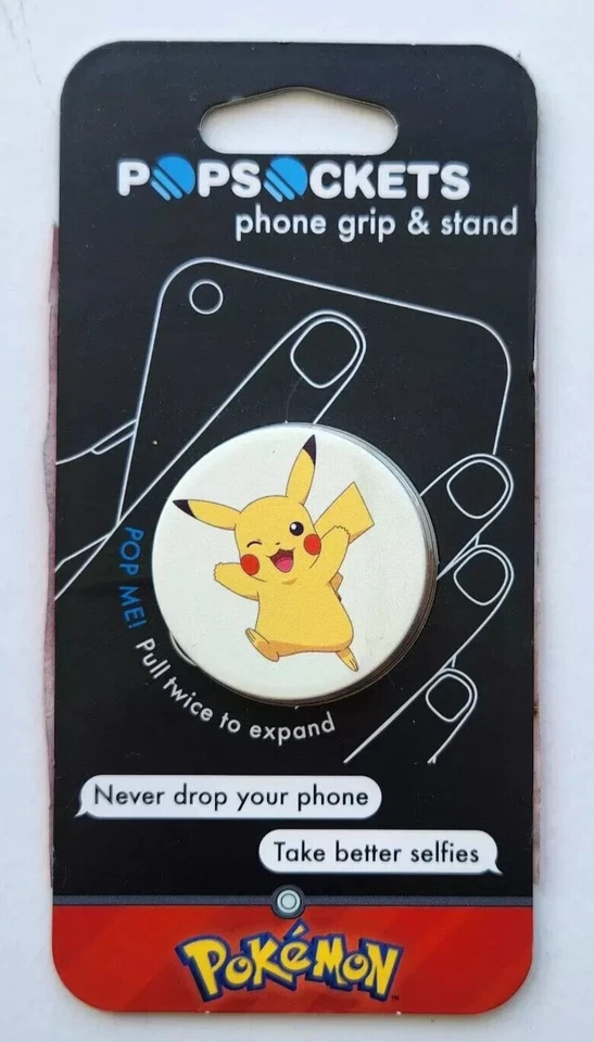 AUTHENTIC PopSockets Pokémon Pikachu PopSocket Phone Grip - Image 1 of 3