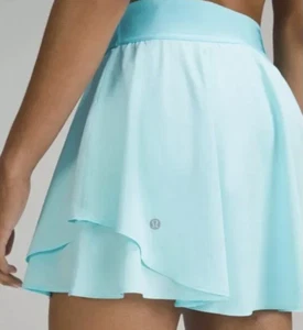 Nueva Falda Larga Lululemon Talla 4 12 Court Rival tiro alto HR Azul Cian CYNB - Imagen 1 de 10