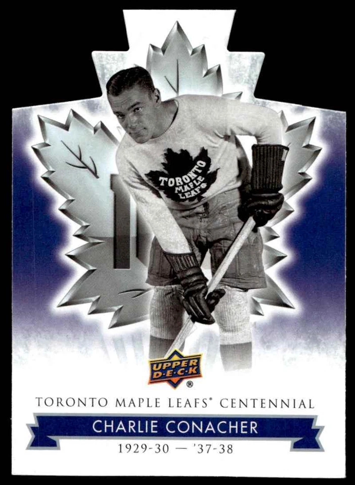 2017-18 Upper Deck Toronto Maple Leafs Centennial Charlie Conacher DIE CUT #76 - Image 1 of 2