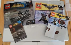 2 Lego Sets Batman Lego 30446 The Batmobile & Lego 30522 Batman in Phantom Zone - Picture 1 of 3