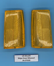 PAIR Front Side Marker Lamps for 81 - 85 Chevy Caprice NEW Lights Left Right Set