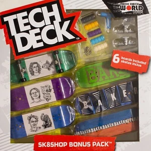 Tech Deck Baker Skateboards Sk8Shop Bonus Pack Edición Mundial Serie Limitada Raro - Imagen 1 de 16
