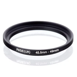 RISE(UK) 45.5-49 mm 45.5-49 Matel Black Step Up Ring Filter Camera Lens Adapter - Picture 1 of 3