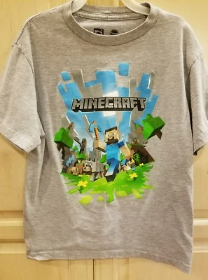 Minecraft футболка с коротким рукавом для мальчиков размер SM - Изображение 1 из 4