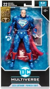 DC Multiverse Lex Luthor Power Suit 7" Action Figure McFarlane Toys •Gold Label - Picture 1 of 4