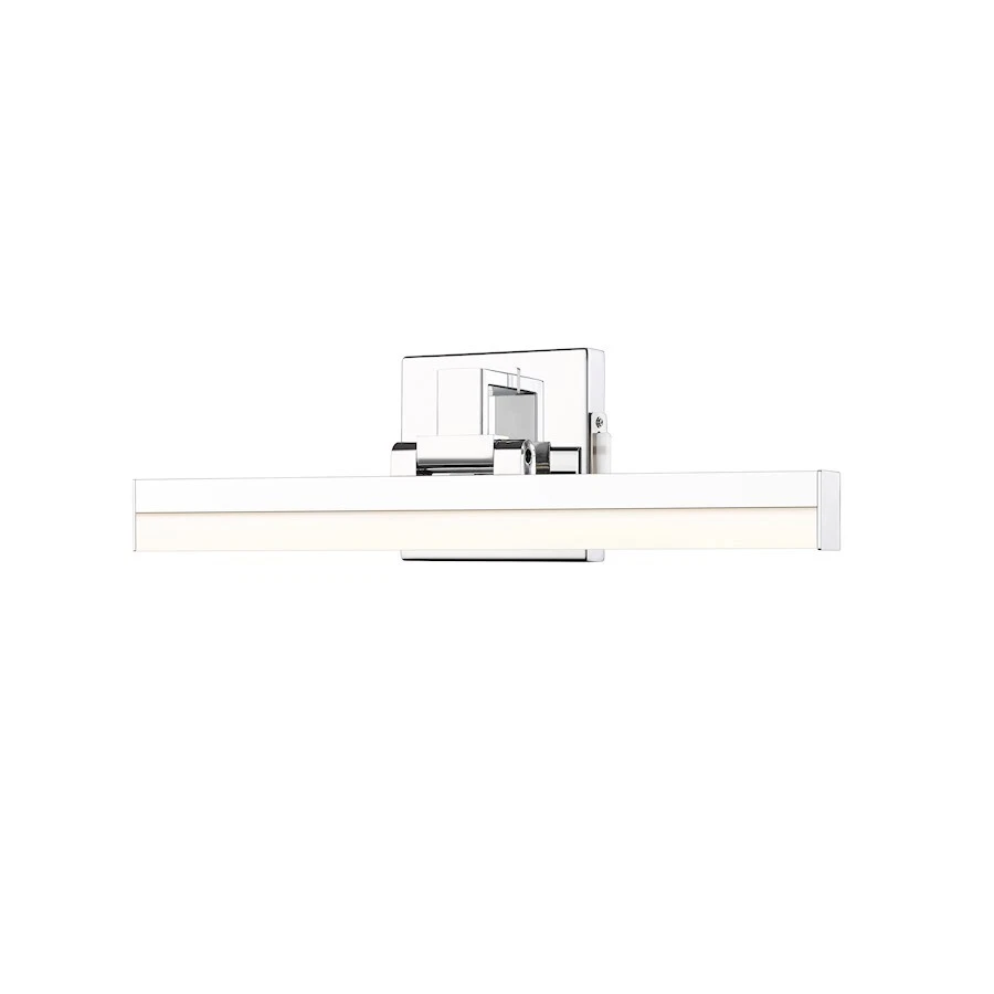 Z-Lite Liam 1 Light 18" Vanity, Chrome/Frosted - 1009-18W-CH-LED - Image 1 of 1
