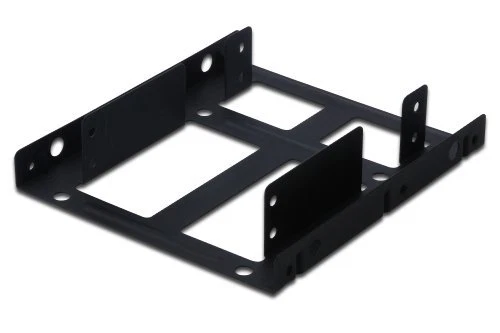 DIGITUS Einbaurahmen für 2,5" Festplatten HDD SSD zweifach schwarz 8,9cm Schacht - Bild 1 von 1
