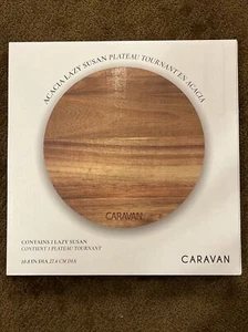 Caravan Wood Acacia Lazy Susan New in Box - Picture 1 of 1