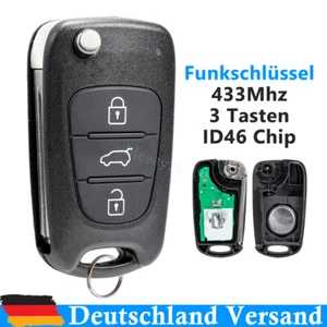 Auto Funkschlüssel 434MHz für Hyundai i30 Kia Ceed Sportage + Transponder Chip - Bild 1 von 8