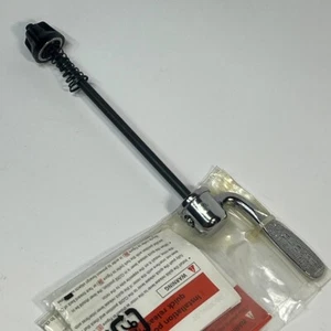 Shimano real Wheel Bicycle Quick Release Skewer Silver - 130mm axle NEW - Picture 1 of 4
