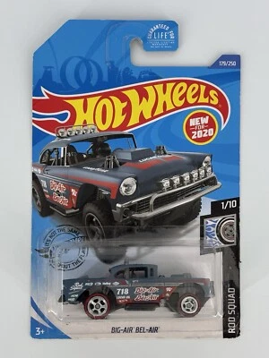2020 Hot Wheels Rod Squad Big-Air Bel-Air WHEELS SWAP R/R’s Drilled & Tapped - Image 1 of 4