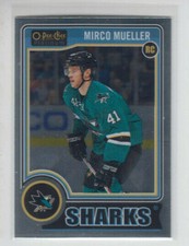 14/15 OPC Platinum San Jose Sharks Mirco Mueller Rookie RC card #152