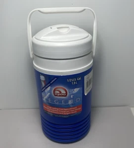Igloo Legend Water Jug Cooler 1/2 Gallon Insulated Drink Cooler Blue NWT - Picture 1 of 8