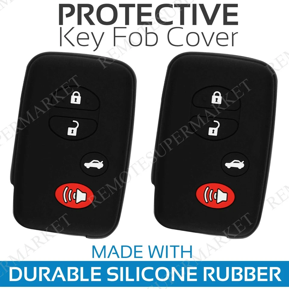 2 Key Fob Cover for 2015 Subaru WRX Remote Case Rubber Skin Jacket Foto 1 de 1