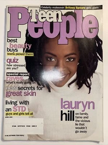 Teen People Magazine 1999 April LAURYN HILL: FAMILY, FAME, & That VICIOUS LIE. - Picture 1 of 1