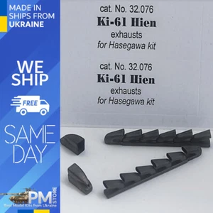 REXx 32076 1/32 Exhaust for Ki-61 “Hien” for Hasegawa kit - Picture 1 of 4