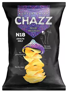 CHAZZ MAGIC TRUFFLES Flavor Kettle Potato Chips Crisps European Snacks 90g 3.1oz - Picture 1 of 3