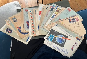 BIG LOT x170 RUSSIA SPACE COVERS SEE 13 PHOTOS !!!!s STAMPS COLLECTION 1950s ++! - Bild 1 von 13