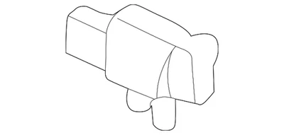 Genuine OEM Hinge 2003-2006 Mitsubishi Outlander MR304435 - Image 1 of 2