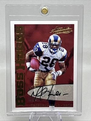 2018 Absolute Boss Hoggs Autographs Marshall Faulk #BH-MF Rams HOF NM+ - Image 1 of 2