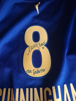 Sophie Cunningham Signed Indiana Fever WNBA Jersey AUTO enforcer inscription - Image 1 of 4