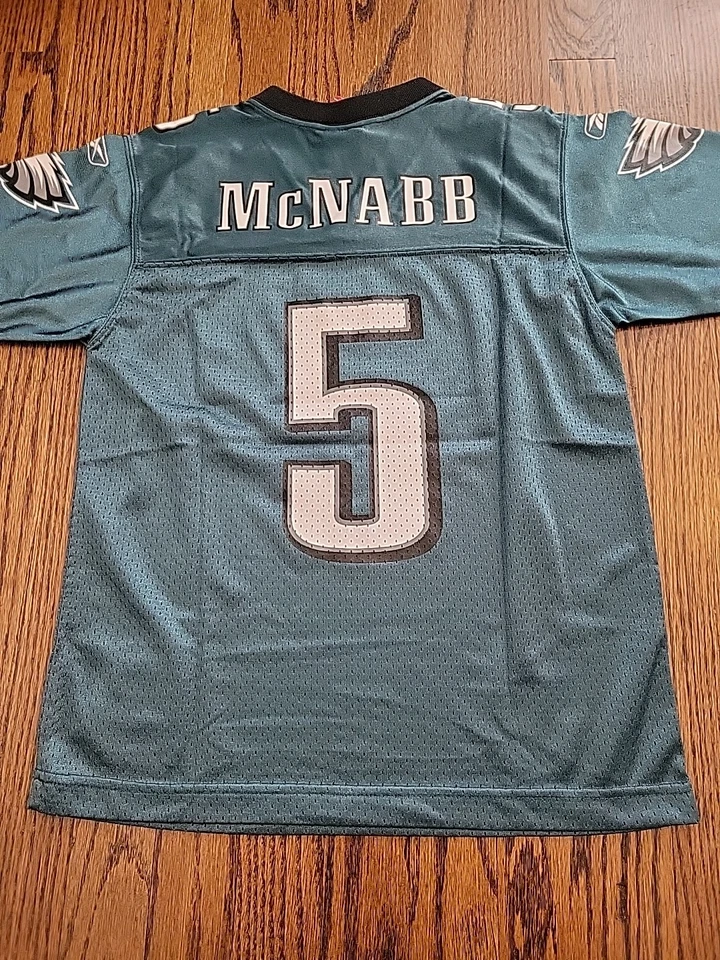 Футболка Reebok Donovan McNabb Philadelphia Eagles молодежная НФЛ средний размер 10–12 - Изображение 1 из 4