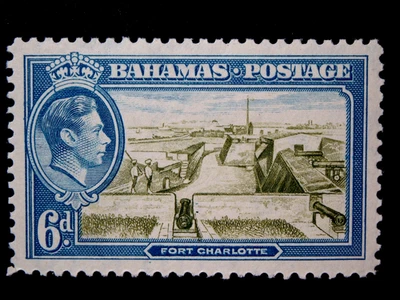 BAHAMAS  1  MINT  NH  STAMP  SC # 107 - Image 1 of 2
