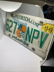 Old Florida Keys Monroe County License Plate - Picture 1 of 5