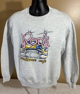 Vintage 1980er Rods Roadhouse Cafe Harrisburg PA hergestellt in den USA Sweatshirt Größe M Jerzees - Bild 1 von 15
