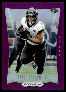 2024 Panini Prizm Deca Viola Travis Etienne Jr. 3/99 South Alabama Jaguars #143 - Foto 1 di 2