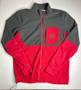 Maloja Glenwood Nordic Jacket Red Sz L Ski Softshell Zip Snowboard - Picture 1 of 10