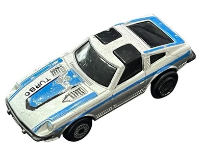 Vintage Zee Toys #4002 Prata Datsun 280-ZX Turbo 1/64 Diecast/Plástico Pullback - Imagem 1 de 4