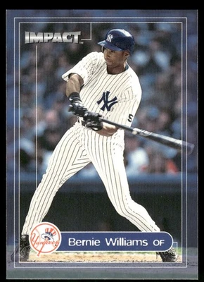 Bernie Williams 2000 Fleer Impact New York Yankees #4 Near Mint or Better - Image 1 of 2