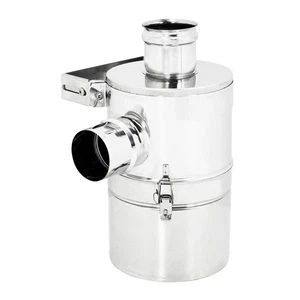 Abbattitore Di Fumi Ad Acqua Per Stufe a Pellet Diametro 80 Filtro Ambiente - Foto 1 di 5