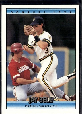 1992 Donruss Jay Bell Pittsburgh Pirates #100 - Image 1 of 2