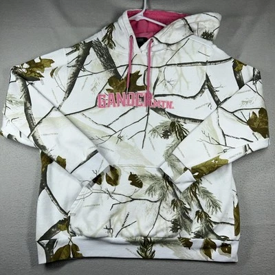 Gander Mtn Sudadera con Capucha Camuflada Para Mujer L Realtree Rosa Caza Pesca Camuflaje Blanco Foto 1 de 4