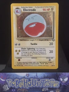 Pokemon Card Portuguese Electrode 2/64 Holo Rare Jungle Set WOTC Played - Picture 1 of 2